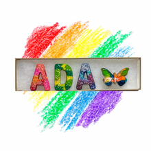 Load image into Gallery viewer, Personalized Crayon with 1 Shaped Crayon
