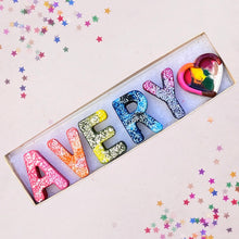 Load image into Gallery viewer, Personalized Valentines Day Name Crayon