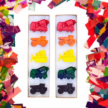 Load image into Gallery viewer, Construction Vehicle Crayons