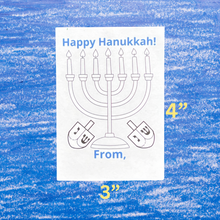 Load image into Gallery viewer, Hanukkah Crayon Party Favor