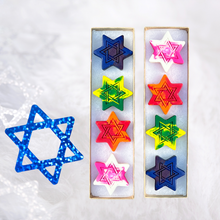 Load image into Gallery viewer, Star Of David Rainbow Crayons