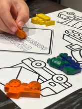Load image into Gallery viewer, Construction Vehicle Crayons