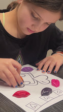 Load and play video in Gallery viewer, Valentines Day Lip And Heart Crayons