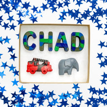 Load image into Gallery viewer, Personalized Crayon with 1 Shaped Crayon