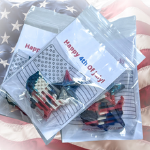 Load image into Gallery viewer, Patriotic Crayon Party Favors; July 4th Party Favors, American Made Crayons