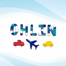 Load image into Gallery viewer, Three Shaped Crayons PLUS Rainbow Crayon Letters- Variety Of Colors