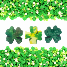 Load image into Gallery viewer, St. Patrick's Day Crayons; Shamrock Crayons