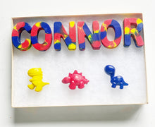 Load image into Gallery viewer, Dinosaur Crayon Box