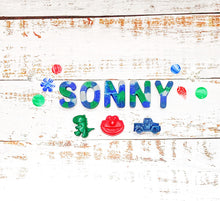 Load image into Gallery viewer, Name Crayon with 3 Shaped Crayons