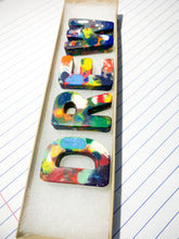 Load image into Gallery viewer, Rainbow Crayon Letters Plus Additional Colors