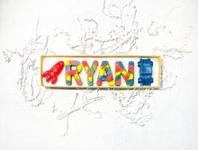 Load image into Gallery viewer, Shaped Crayons PLUS Name Crayon- Variety Of Colors