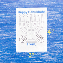 Load image into Gallery viewer, Hanukkah Crayon Party Favor
