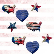 Load image into Gallery viewer, Patriotic Crayons- July 4th Gifts
