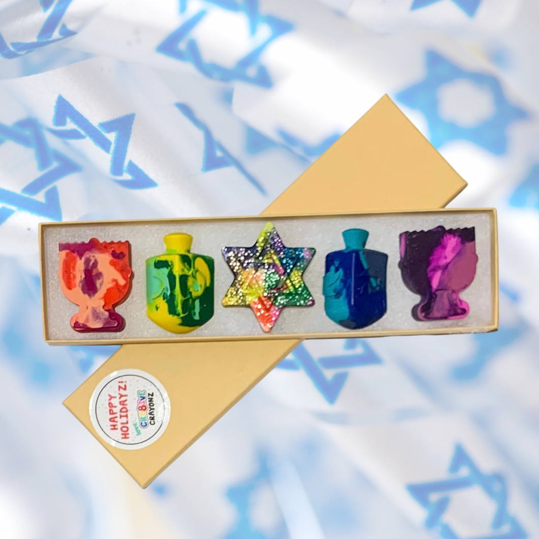 Hanukkah Crayons