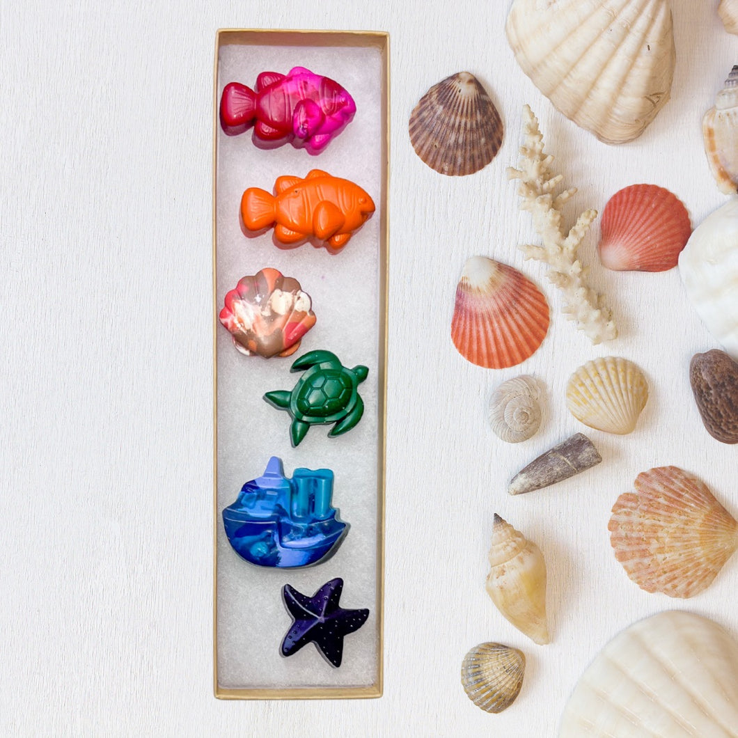 Under The Sea Crayon Box